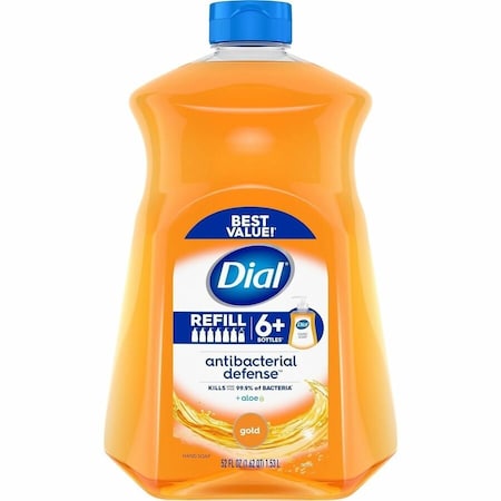 Dial Antibacterial Defense Liquid Hand Soap - Fresh Scent - 1.63 quart - Pump Dispenser - Bacteria 2896069