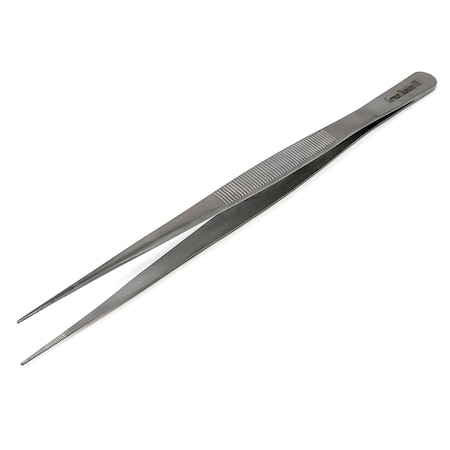 A2Z Scilab Forceps Micro 8 Inch Straight Serrated Narrow-Tip Stainless Steel Tweezers A2Z-ZR1128