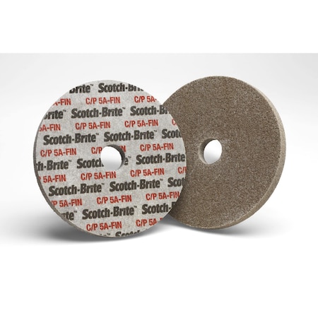 Scotch-Brite Cut and Polish Unitized Wheel, 5A Fine, 1-1/2 in x 1/4 in x 1/8 in, 80PK CP-UW