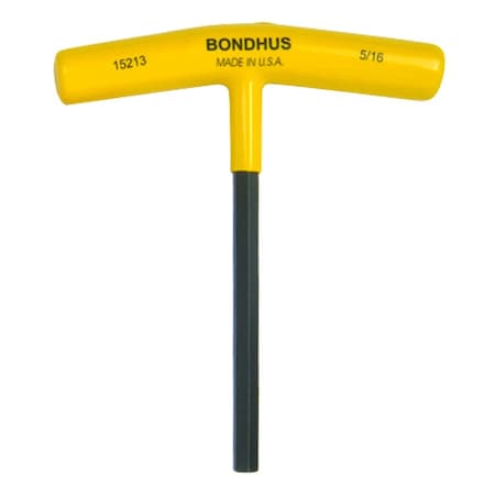 Bondhus 5/16in Hex T-Handle 6in Length 15213