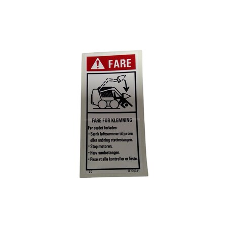 Cnh DECAL, CNH OEM 297363A1 297363A1