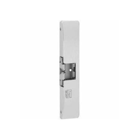 Hes 12VDC / 24VDC Electric Strike Body with Latchbolt Monitor Satin Brass Finish 9500 606 LBM
