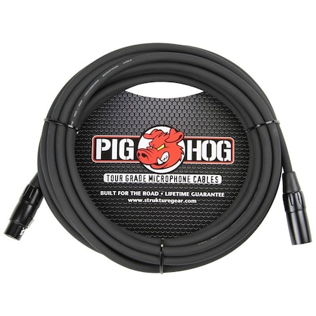 Pig Hog 8mm Mic Cable, 25-Feet XLR PHM25