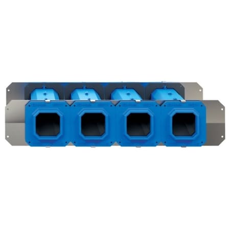 Sti Firestop STI EZ Path Series 33NEZ Smoke and Acoustical Pathway, Four Gang Kit NEZDP433