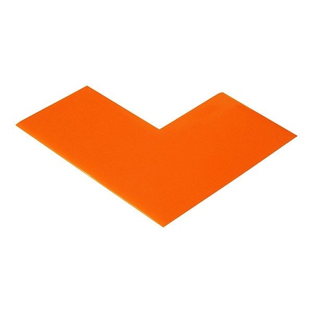 Mighty Line Floor Marking Shape, 6 in L, PK100 Angle3O
