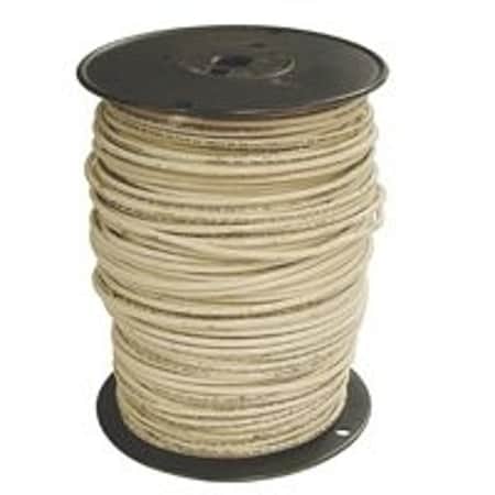 Southwire THHN; THWN-2 Building Wire, Copper, 6 AWG, 1C, White, Stranded, 500 ft 6WHT-STRX500