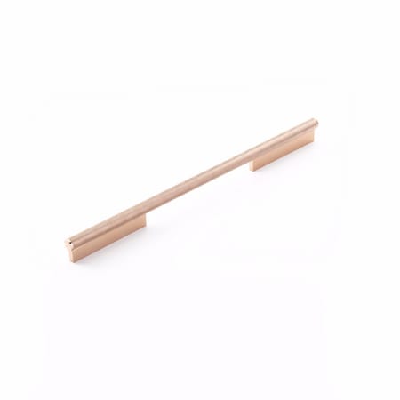 Schaub 12in Center to Center Modo Cabinet Pull Polished Rose Gold Finish 1204-PRG