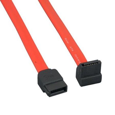 Sanoxy 0.5m 7pin 180 Degree to 90 Degree Serial ATA Device Cable SNX-CBL-LDR-SA105-71HM