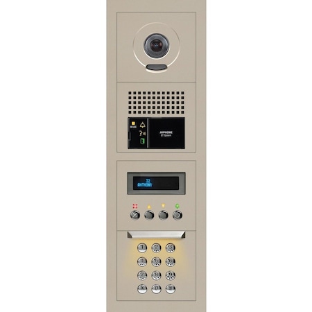 Aiphone Video Entry System, 10-5/8"W x 8-55/64" H GTV-DES104B