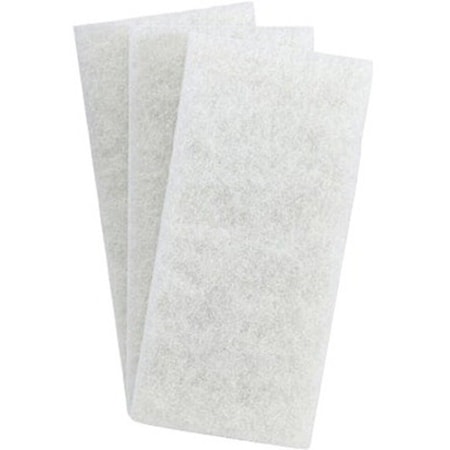 3M Pad, 10 in L, White, 4 5/8 in W, PK5 08003