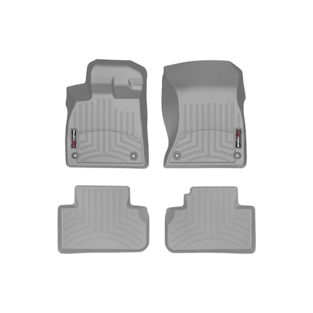 Weathertech Grey, Front and Rear Floorliners 461146-1-3