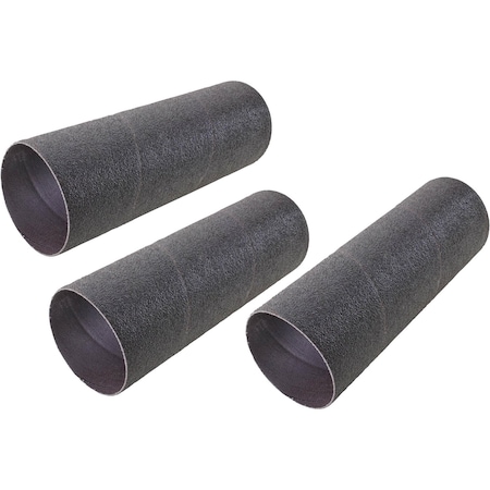 Woodstock 3" Dia. x 9" A/O Hard Sanding Sleeve, 80 Grit, 3PK D4633