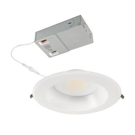 Keystone 10in Circular LED Recessed Downlight feat. Power and Color Select, 37.5/29.5/21W, 2700/3000/3500/400 KT-RDLED38PS-10B-9CSF-VDIM