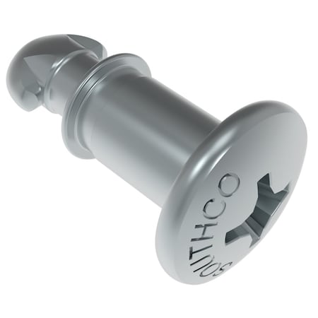 Southco DZUS Lion Quarter-Turn Stud, Medium Size, Phillips, Flush, Steel Zinc Plate, Bright chromate 82-19-240-16