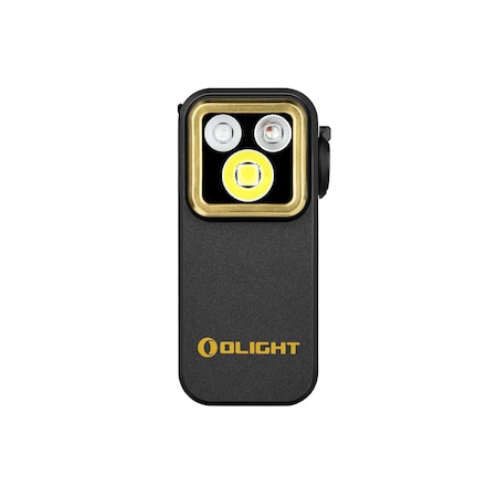 Olight 600 Lumen Rechargeable Clip-On Flashlight with UV and RGB Light Oclip Pro S