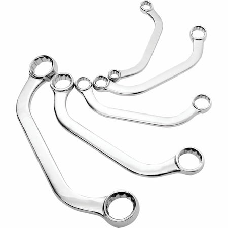 Sunex Half Moon Wrench Set, Metric, 5 pcs. 9935M