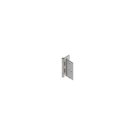 Hager BB1173 4" x 4" Half Surface Standard Weight Ball Bearing Hinge Satin Chrome Finish 005351