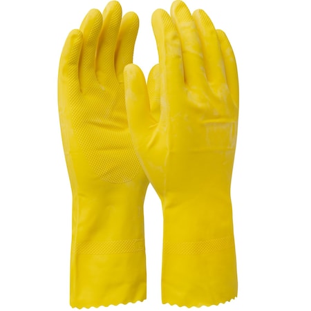 Assurance Unsupported Latex, Flock Lined with Raised Diamond Grip, 16 Mil, 12PK 9601