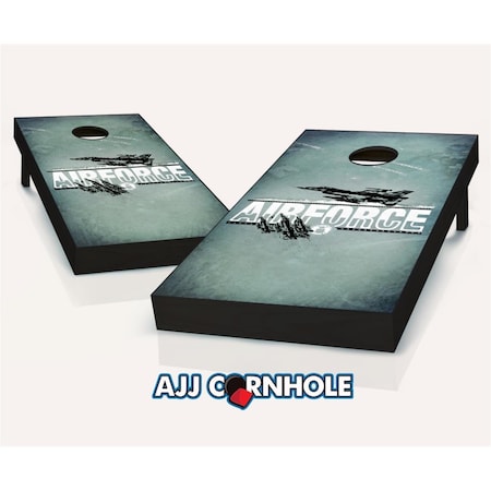 Mkf Collection By Mia K. Farrow AJJCornhole US Air Force Imprint Theme Cornhole Set with Bags - 8 x 24 x 48 in. AJ12959