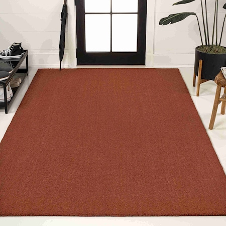 Jonathan Y Peater Classic Casual Commercial Natural Coir Beige 4 ft. x 6 ft. Indoor/Outdoor Mat CHG100G-4