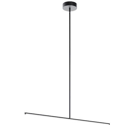 Afx Elizabeth 42in. LED Pendant - 25W - Black ELZP42LAJD4BK