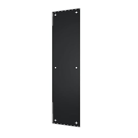 Deltana Push Plate 4 X 16 S/S Black Finish PP4016U19