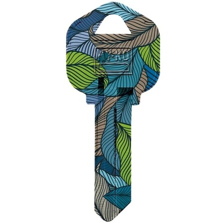 Hy-Ko Key Blank, Brass, Nickel-Plated, For: Kwikset KW1 Keyways 16010KW1-39