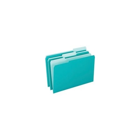 Pendaflex FOLDER, INTERIOR, LTR, AQ, 100PK 421013AQU
