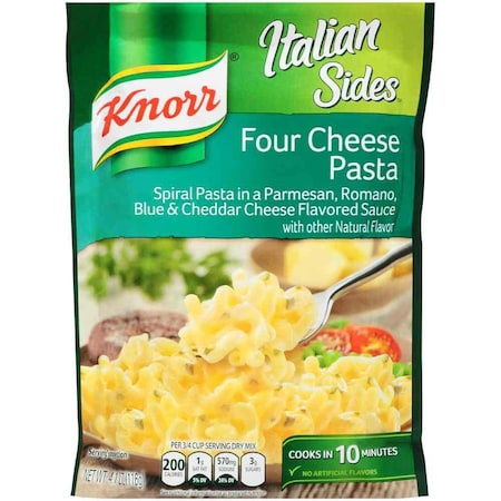 Knorr Professional Knorr Italian Sides Four Cheese Pasta Side Meal, 4.1 Ounce, 8PK 58832