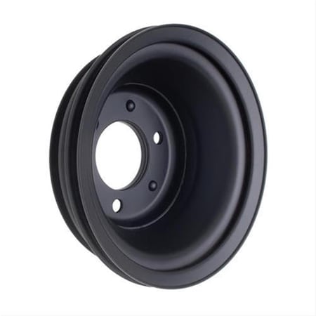 Track Usa Performance Steel Crankshaft Pulleys - Black TR3291538