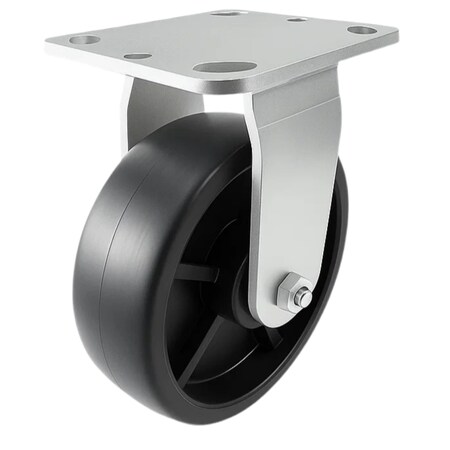 Hyw Products Heavy Duty Caster 6in Plastic Wheel, Rigid 40-60R-A1-HP