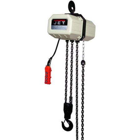 Jet Electric Chain Hoist - 2 Ton Capacity, 20 ft. Lift - 1 Phase - Model No. 2SS-1C-20 142251