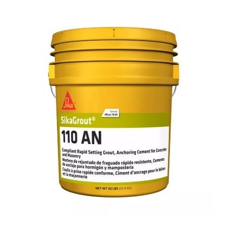 Sika SikaGrout 110 AN Rapid Setting Grout and Anchoring Cement, 50Lb Pail 807959
