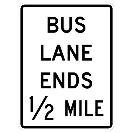 Sign Solutions Usa Traffic Sign, 36 in Width, Aluminum Sign, Vertical Rectangle DUS06HWT3648R3-12H