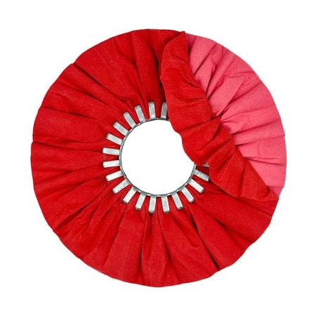 Renegade Products Usa Combination Airway Buffing Wheels, 10 Inch, Red-Pink, No Center Plate FAW10X3N2-20P86RTX/PT2