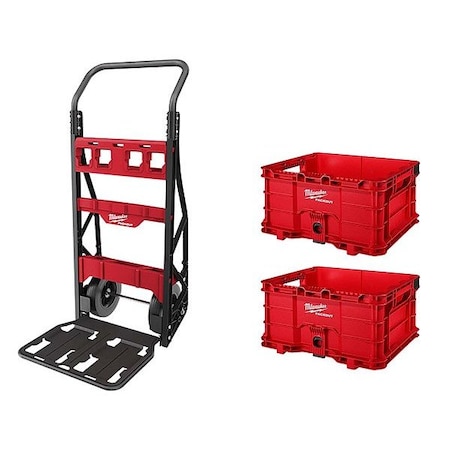 Milwaukee Tool PACKOUT CART + CRATE + CRATE 48-22-8415, 48-22-8440, 48-22-8440