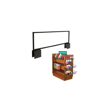 Specialty Store Services Slatwall Gondola Sign Holder, 22 In. Wide X 7 In. High 1213