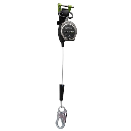 Safewaze Latitude Edge 8 ft Single Cable SRL Snap Hook 023-5350