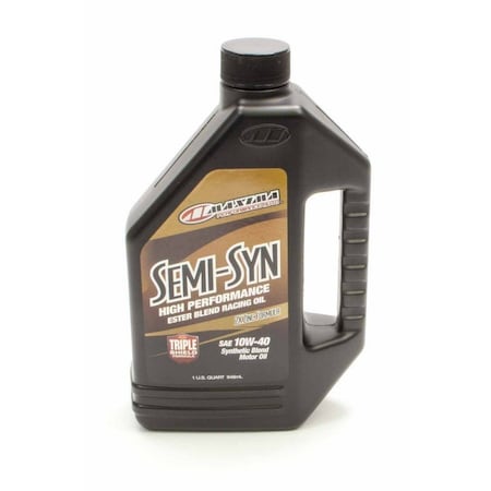 Maxima Racing Oils 1 qt Semi-Syn Motor Oil 10W40 Semi-Synthetic MAX39-34901BS