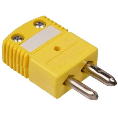 Omega Std Plug, Type K, Yel, Alumel; Chromel OSTW-K-M