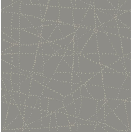 A-Street Prints Alcott Charcoal Dotted Wallpaper 4141-27126
