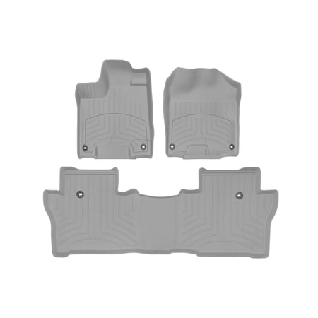 Weathertech Grey, Front and Rear FloorLiner HP 46839-1-2IM