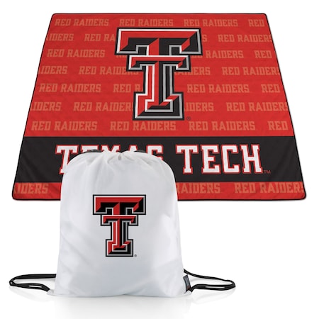 Picnic Time Family Of Brands NCAA Texas Tech Red Raiders Impresa Picnic Blanket - Lightweight Beach Blanket - Machine Washable 819-01-999-576-0