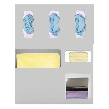 Origin Dispensing Solutions Protective Wear Organizer-"Standard Precautions"-ABS-Beige PS17X02BG