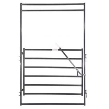 Tarter 6 x 5 ft. Horse Walk-Thru Gate, Gray HWT56