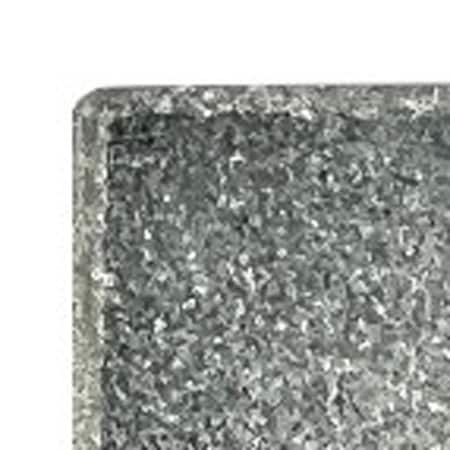 Homeroots Set of Six Gray Rectangle Knob Stone Drawer Pull Knobs, 6PK 635804