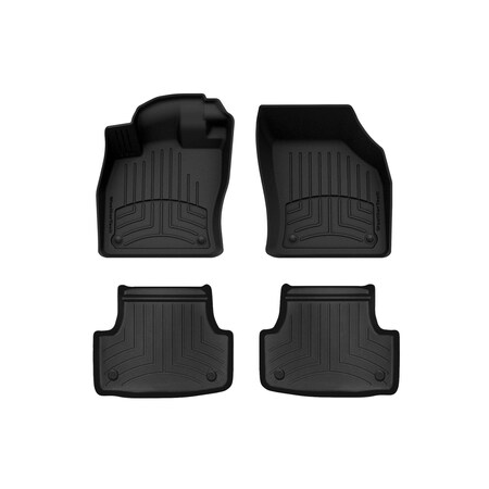 Weathertech Black, Front and Rear FloorLiner HP 44496-1-2IM