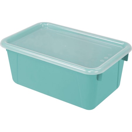 Storex Storage Bin, Teal, 2 PK 62412U06C
