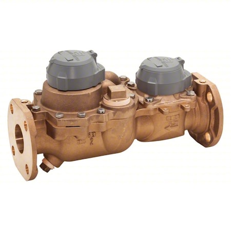 Badger Lead-Free Bronze Turbine Flow Meter 109-3563