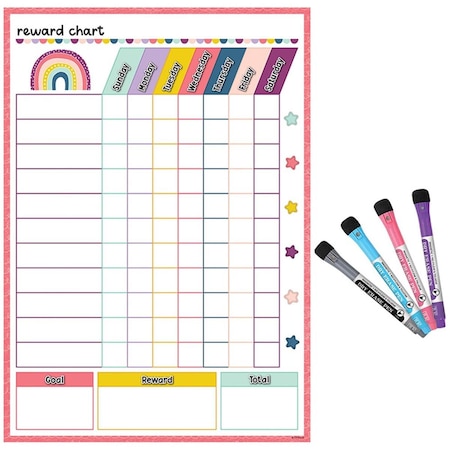 Roomfactory Oh Happy Day Dry-Erase Magnetic Reward Chart RO3484337